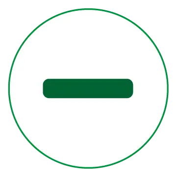 Negative score icon